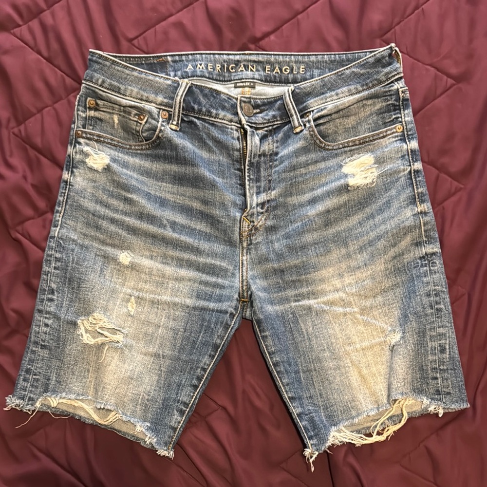 American Eagle Distressed Denim Shorts